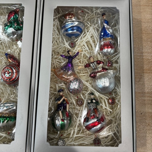 Pottery Barn Twelve Days of Christmas Ornaments, NIB, Collectible Rare - Picture 5 of 11